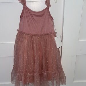Charming champagne Pink /mauve shade Kids Dress joyfolie